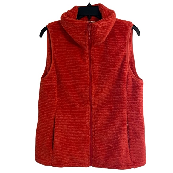 Mountain Khakis Womens Stripe Fleece Zip Vest Jacket - Picture 1 of 5